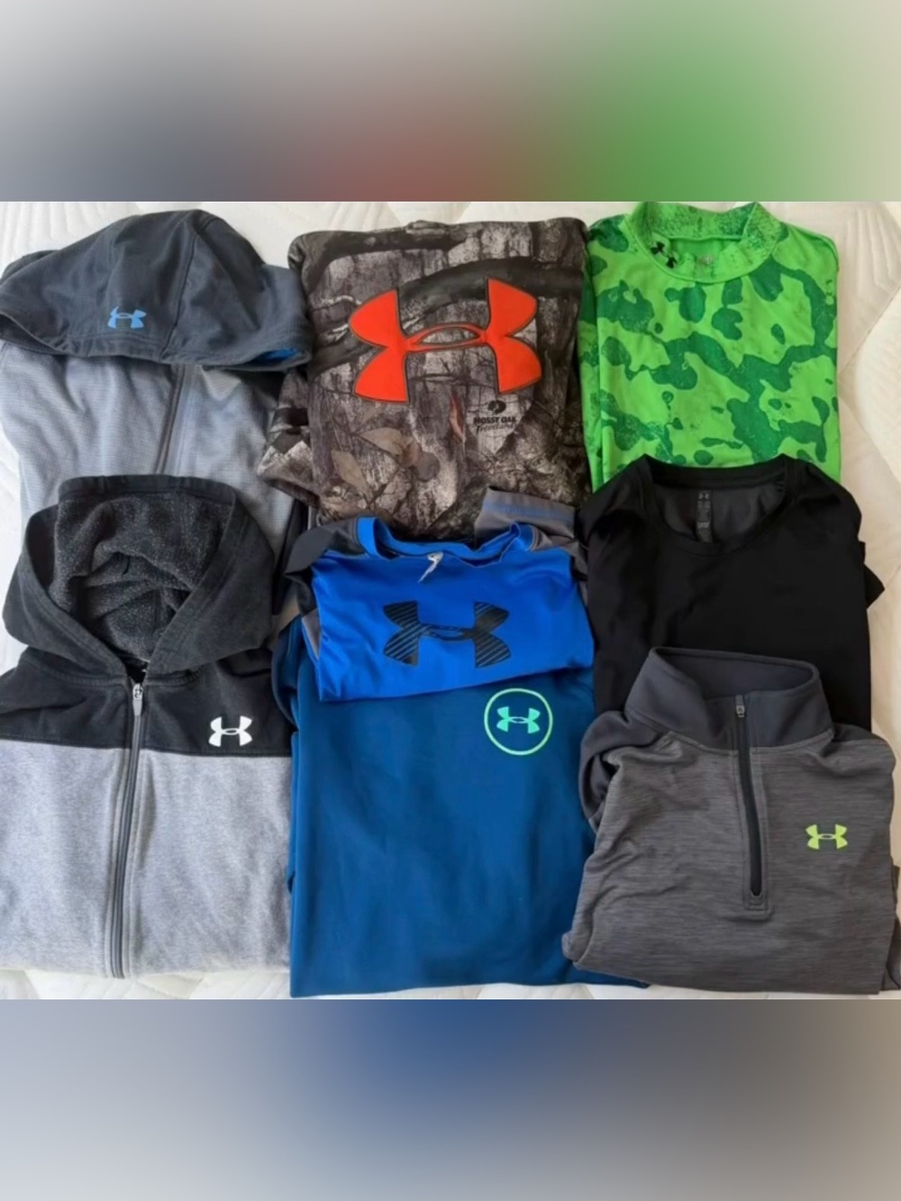 Under Armour Kids Multi-Pack Activewear Tops Jackets Hoodies Pants Fall Boy XL